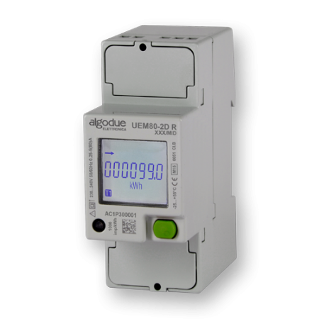 UEM80-2D-kWh-teller 1 fase tot 80A voorzien van communicatie