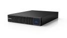 SLC TWIN RT3 LION 6-10kVA met Li-Ion accu's in rack-formaat battery pack schuin voorzijde